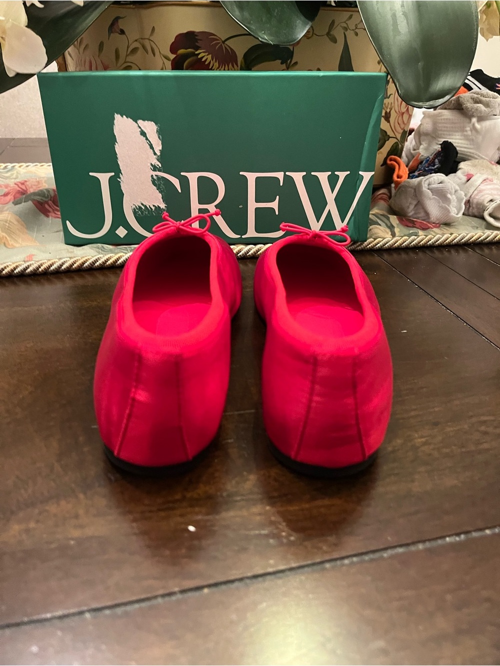 J Crew Scrunched Ballet in Satin CX004 - Picture 3 of 8